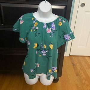 Girl’s floral shirt
